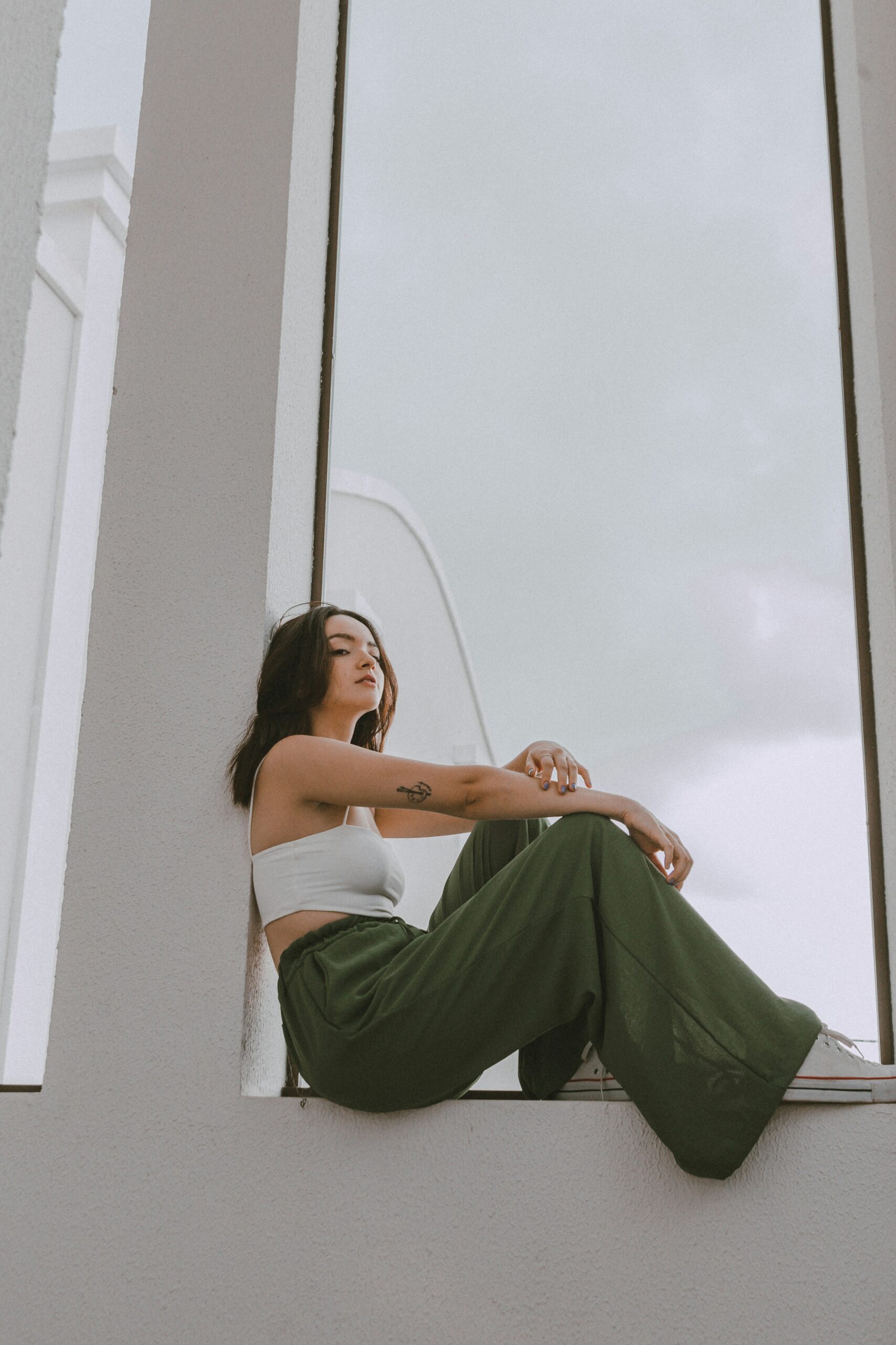 Womens Green Color Top wear